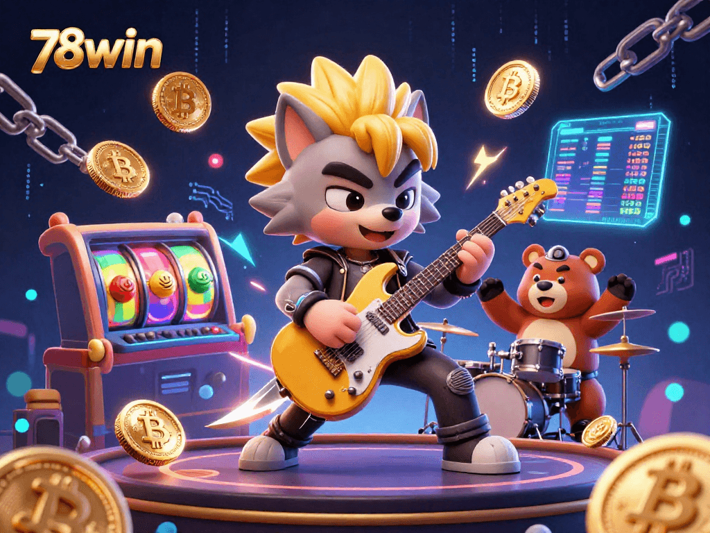 Engage in thrilling play and winnings with vibrant elements from 78win's casino stage.