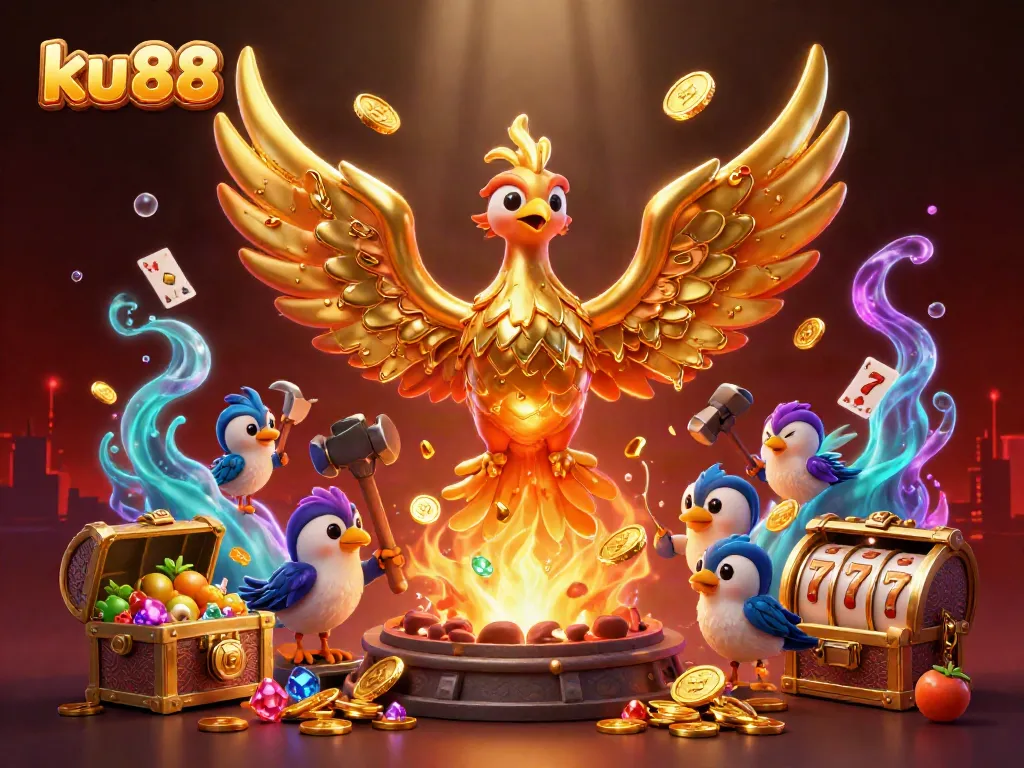 Experience thrilling action with ku 88 while enjoying a gold-filled casino adventure.