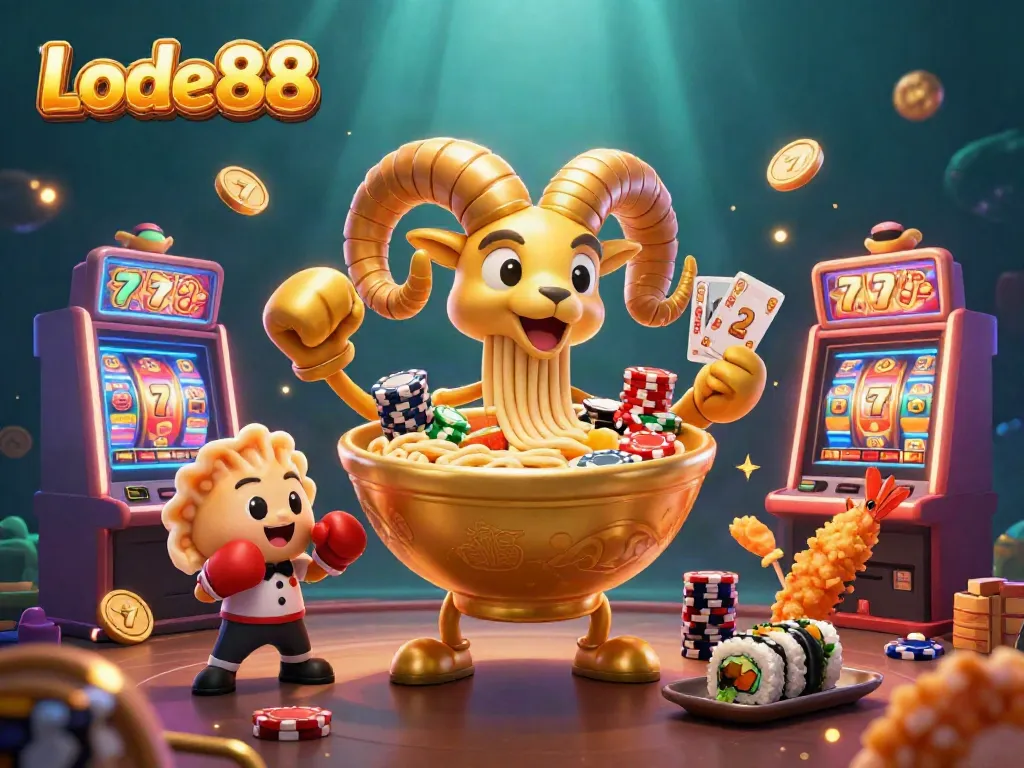 Spin and win with Lode88's vibrant, energetic slot experience featuring fun characters and colors.