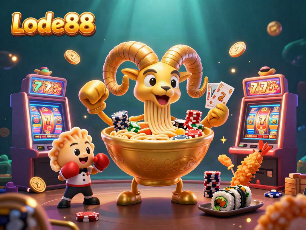 Spin and win with Lode88's vibrant, energetic slot experience featuring fun characters and colors.