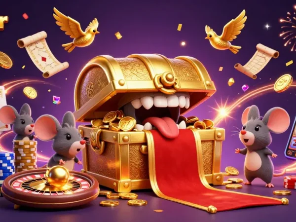 Experience the excitement of Zoccer Casino with treasures, spinning wheels, and animated characters.